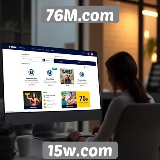Exploração das funcionalidades do site 76M.com